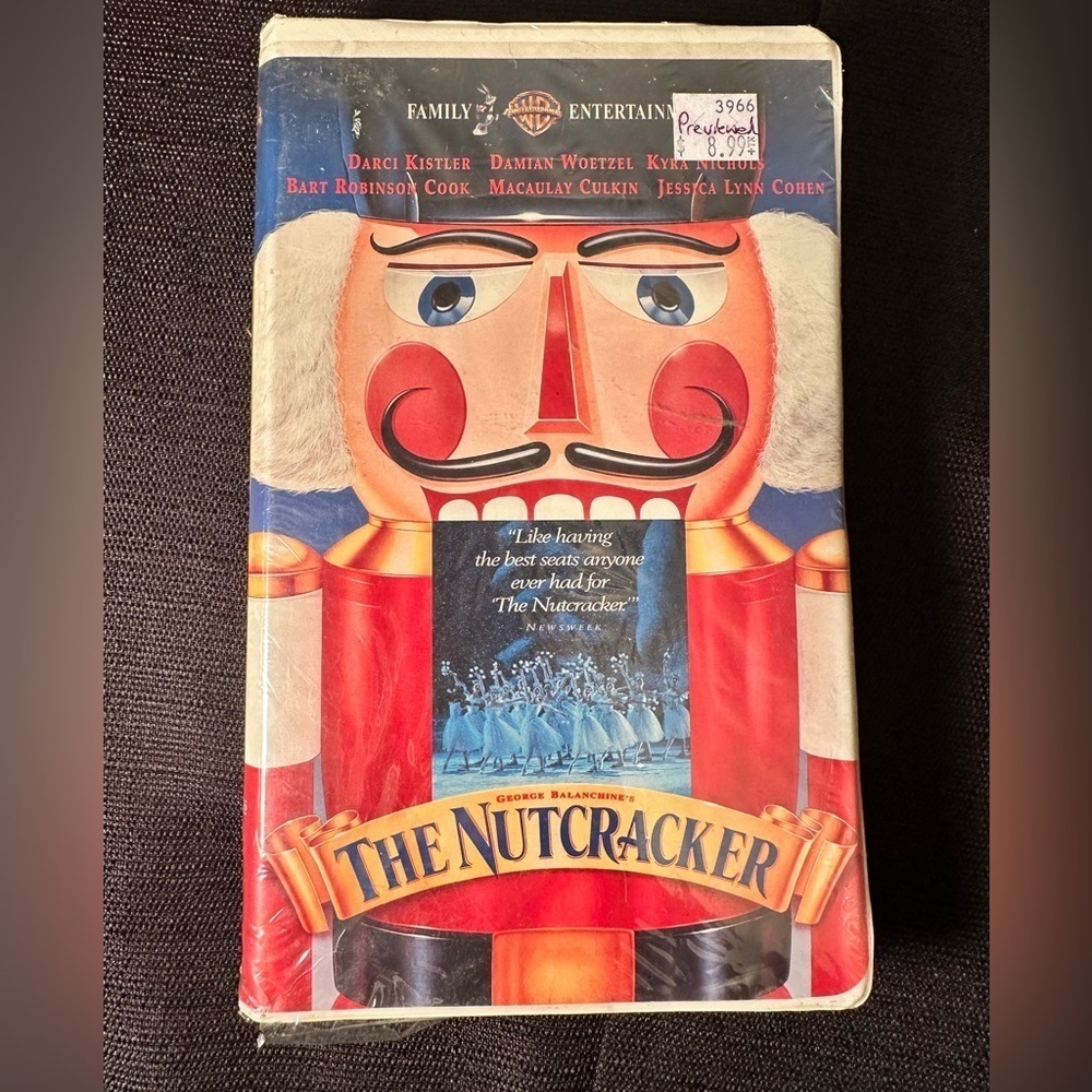 1993 nutcracker on vhs